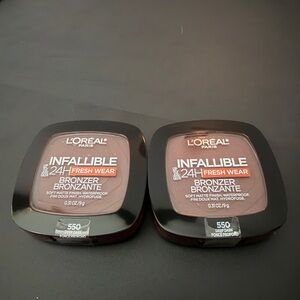 L'Oreal Infallible Fresh Wear Bronzer - Deep Dark 2 pack
